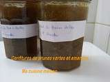 Confiture aux Prunes Vertes et aux Amandes