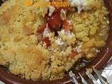 Crumble aux Tomates et au Chèvre