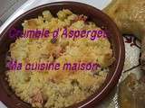 Crumble d'asperges