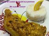 Curry de cuisses de poulets aux pommes