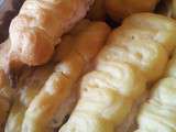 Eclair au jambon, fromage blanc et boursin