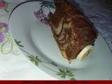 Gateau zebre nutella/banane