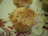 Muffins aux pommes façon crumble