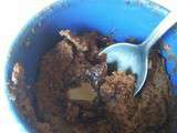 Mug cake coeur coulant