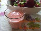 Smoothie aux Fraises