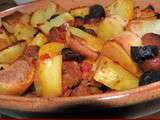 Tajine de pommes de terre au chorizo