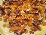 Tarte aux carottes et aux lardons