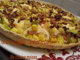 Tarte Courgettes, lardons et citron