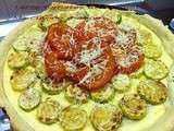 Tarte tomates et courgettes