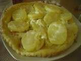 Tatin de pomme de terre et Saint Nectaire