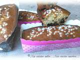 Cake au fromage blanc & griottes - pepites de chocolat