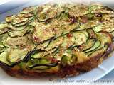 Gâteau de courgettes - lardons fumés