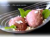 Glace aux cerises & huile d'olive