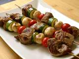 Brochettes de boeuf saveur citronnée