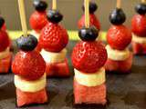 Brochettes de fruits