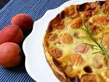 Clafoutis aux abricots, miel et romarin