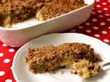 Crumble pomme rhubarbe