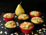 Gâteaux yaourt aux poires et amandes