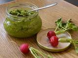 Pesto de fanes de radis sans produit laitier