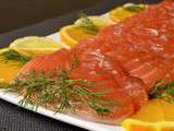 Saumon gravlax aux agrumes