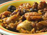 Tajine de poulet aux fruits secs