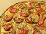 Tarte à la tomate et à la moutarde