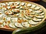 Tarte fine aux courgettes