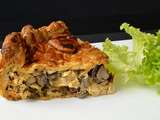 Tourte au poulet et champignons