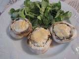 Champignons farcis boursin surimi