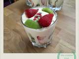 Tiramisu fraises & kiwis