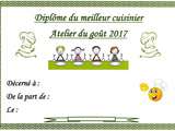 Ateliers cuisine CM2 et CE2