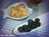 Biscuits apéritif au roquefort et graines de sésame