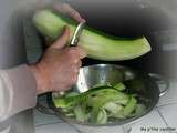 Tagliatelles de courgettes au chorizo