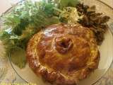 Tourte au canard et aux pommes