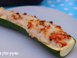 Courgette farcie au thon