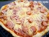 Pizza jambon & knackis