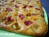 Tarte rhubarbe & fraise