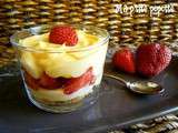 Tiramisu aux fraises & sablés bretons