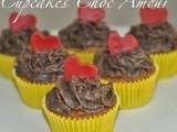 Cupcakes Choc'Amour (Oréo, chocolat et gingembre) Spécial Saint-Valentin