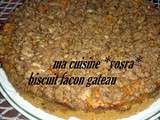 Biscuit façon gâteau à la confiture de poire fait maison