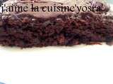 Gâteau au chocolat sans œufs ni beurre