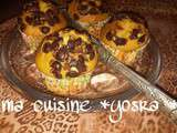 Muffins au pėpites de chocolat hyper moelleux