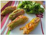 Fleurs de courgette farcies