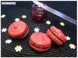 Macaron grenadine framboise