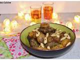 Tajine de boeuf, aux abricots et aux amandes