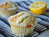 Muffins au citron et graines de pavotCe
 week-end, comme