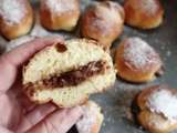 Beignets au fromage blanc et nutella, cuisson au four