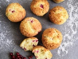 Muffins groseilles/coco