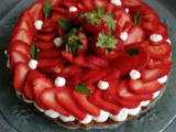 Tarte aux fraises à ma façon