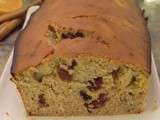 Cake aux raisins secs, mandarine et cannelle sans gluten et sans lactose